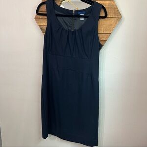 J Crew Pencil Dress Dark Blue Size 8 EUC